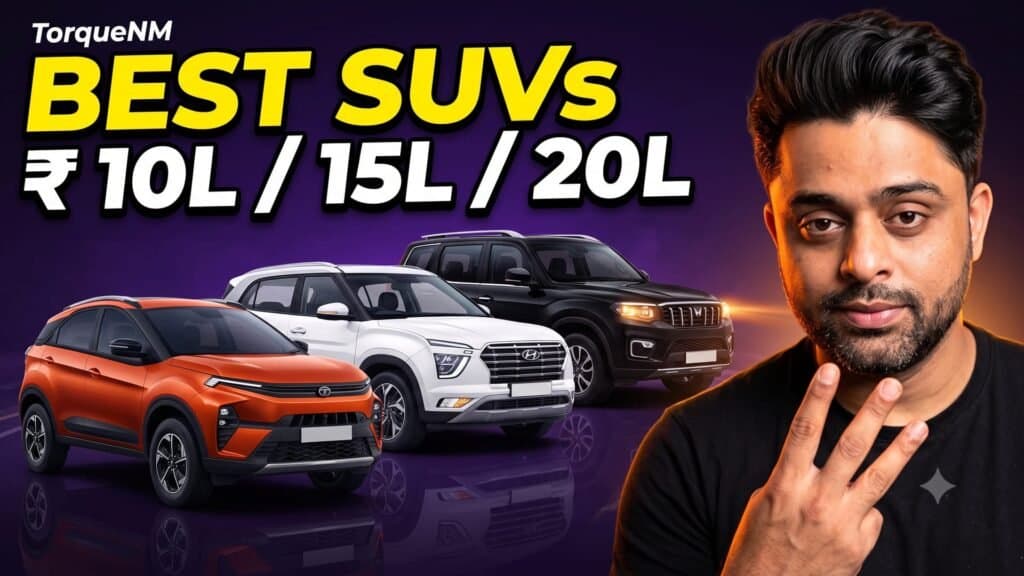 Three SUVs of different sizes for the best SUVs by budget guide