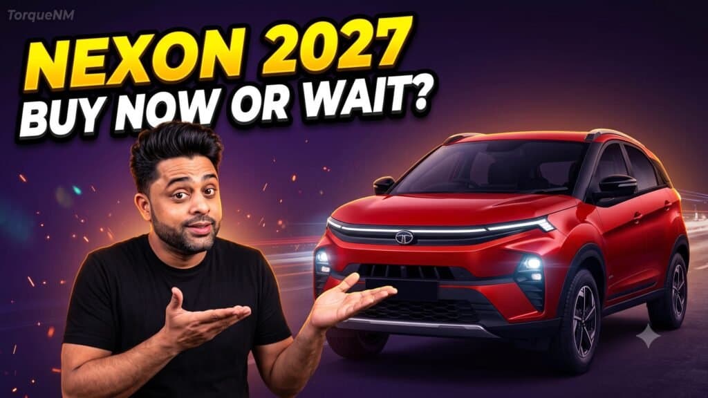 Tata Nexon compact SUV, with the next-generation Nexon reported for 2027
