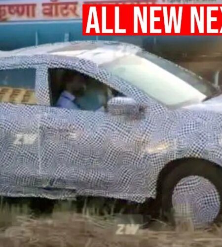 All-new 2024 Tata Motors Nexon sub-4 meter compact SUV speed testing for the first time